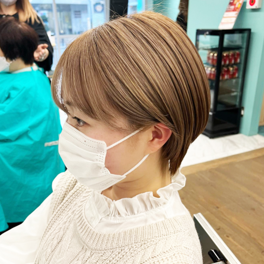 丸みショート