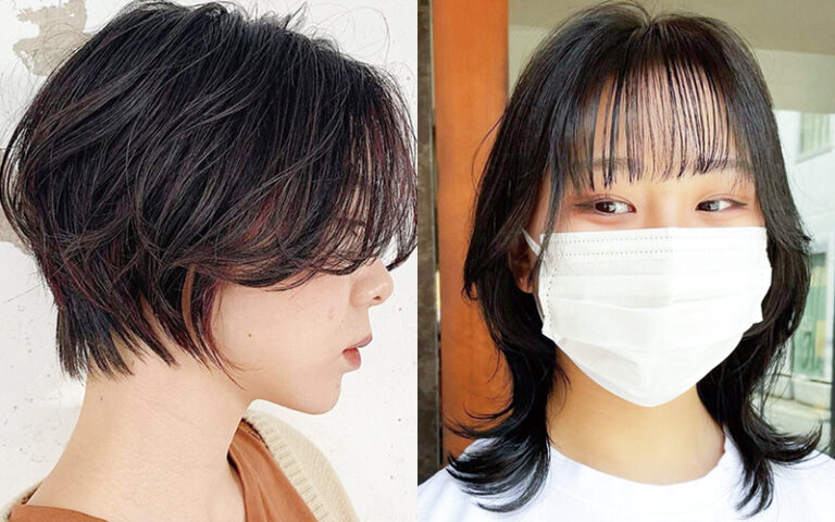 顔型別小顔みせヘアスタイル