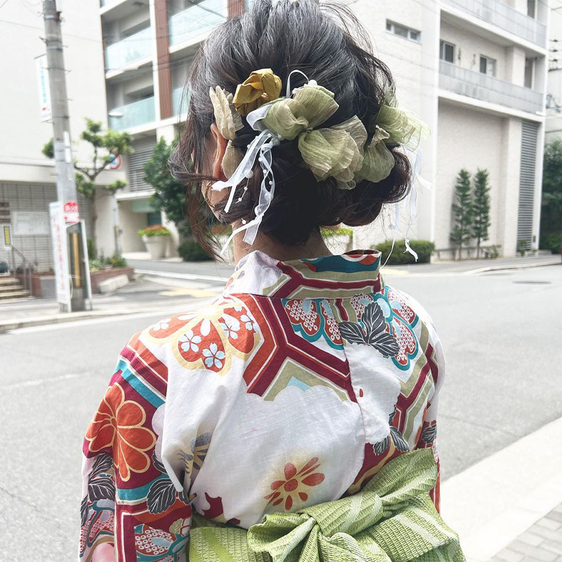 浴衣ヘアスタイル