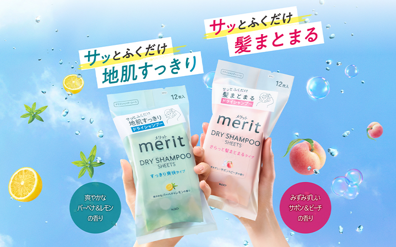 Merit メリットデイプラス ドライシャンプーシート