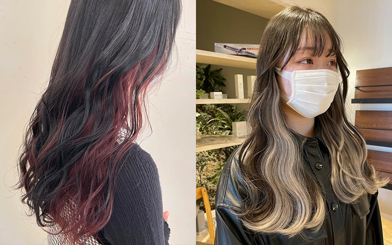 夏に映える!デザインヘアカラー!インナーカラー