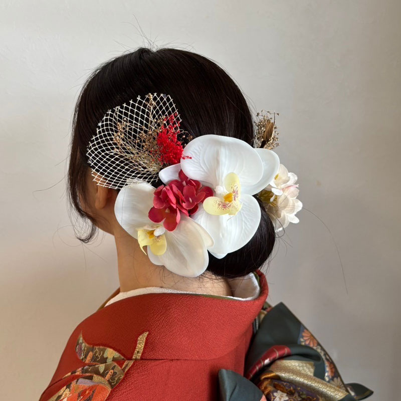 シニヨン　振袖