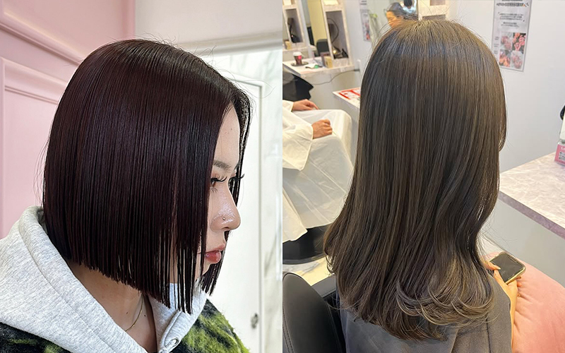 トレンド感抜群のブリーチなしヘアカラー