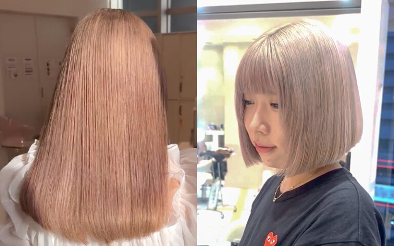 まだまだハイトーンを楽しみたい♪ ブリーチ毛必見の黄ばみを抑えるハイトーンカラー