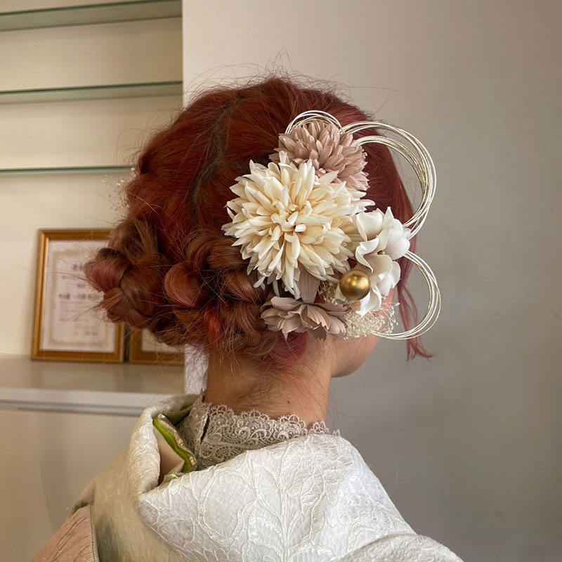 編み込みツインバン