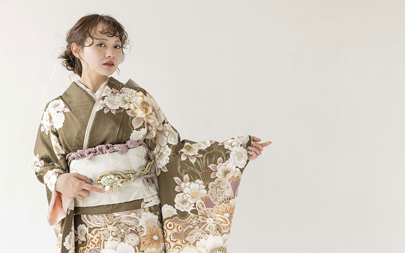 振袖グリーン