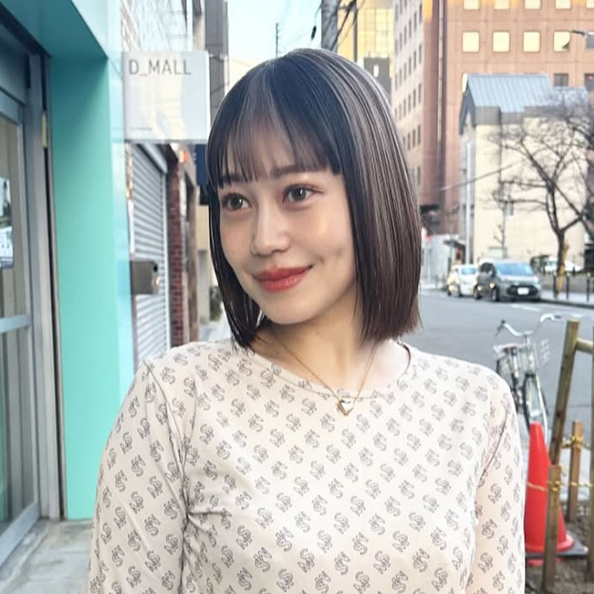 コンパクトな“タイトボブ”