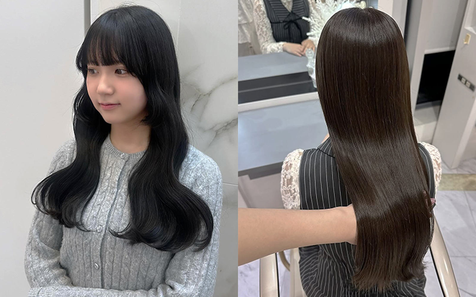 冬のダークトーンが可愛い。12月の“上品黒髪・暗髪カラー”