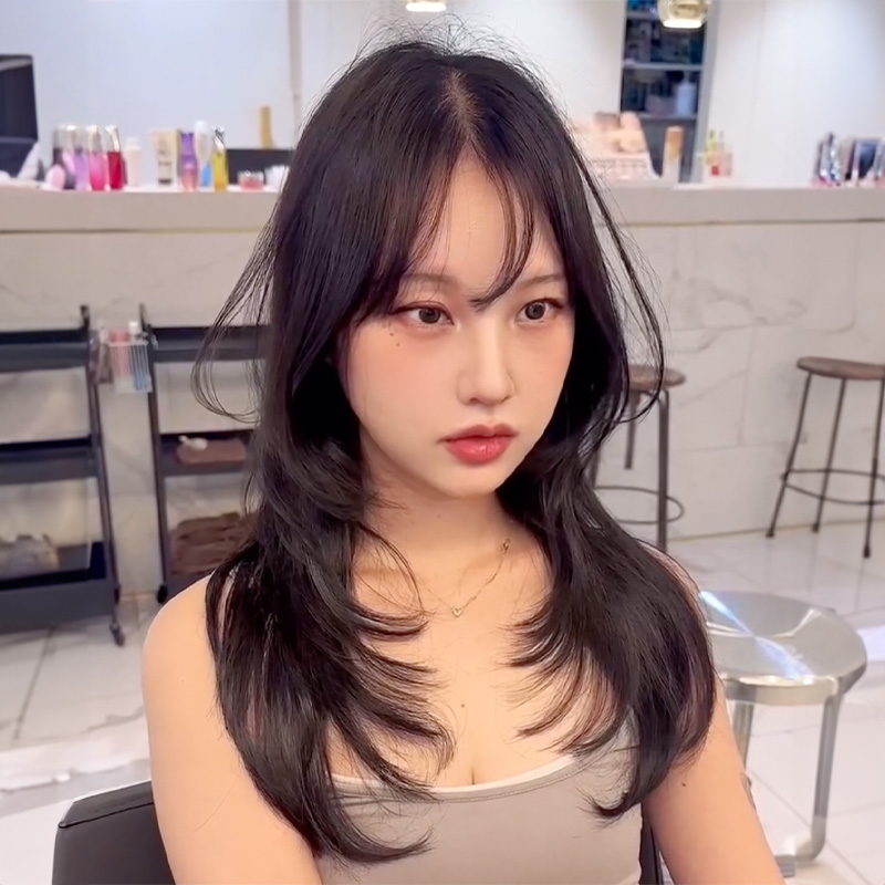 重く見えない『透明感カラー』