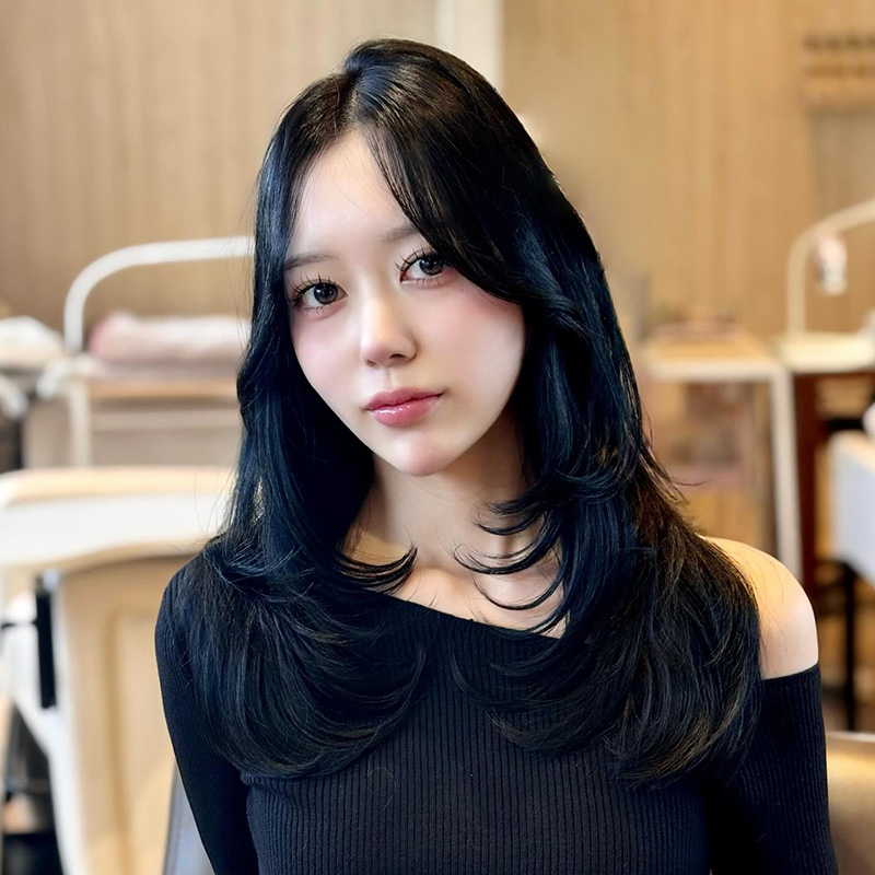 重く見えない『透明感カラー』