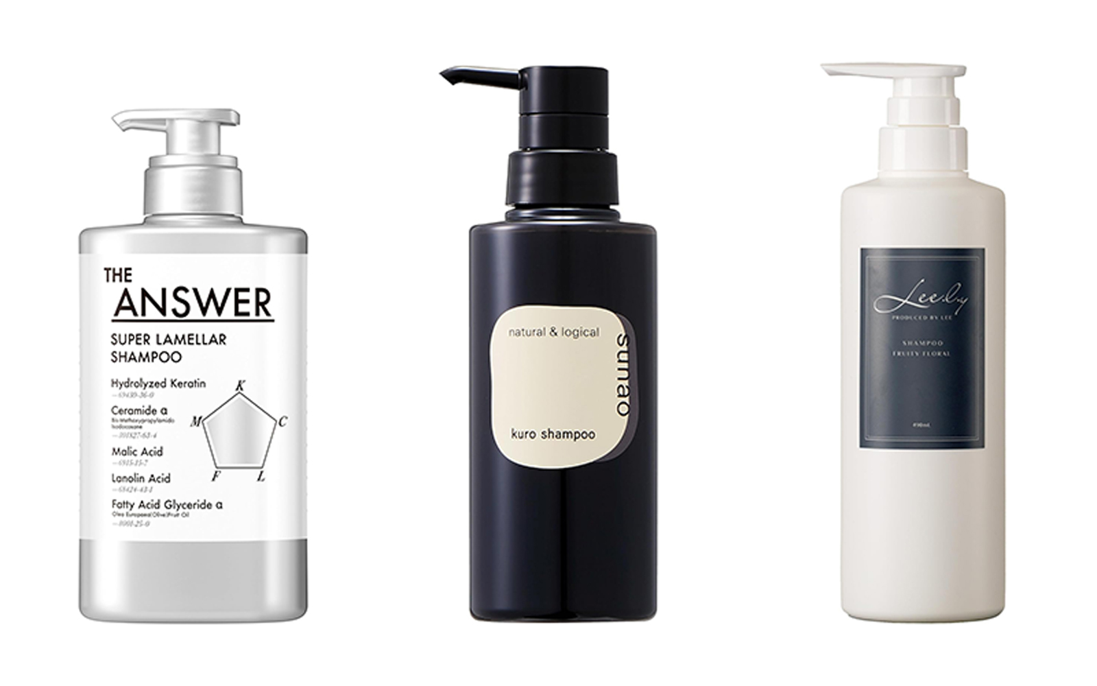 タイプ別おすすめシャンプー５選