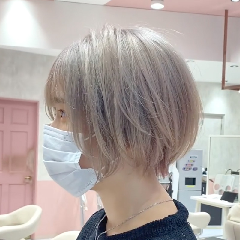 丸みシルエットショート