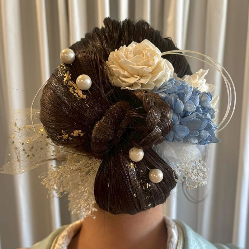 すっきりまとめ髪