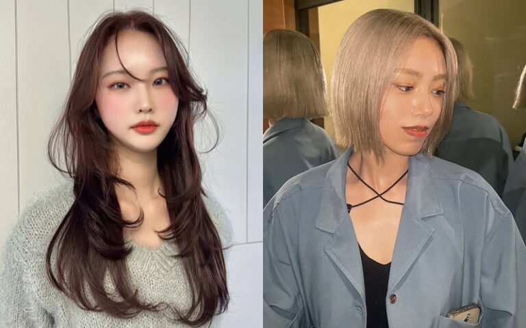 韓国風ヘアスタイル