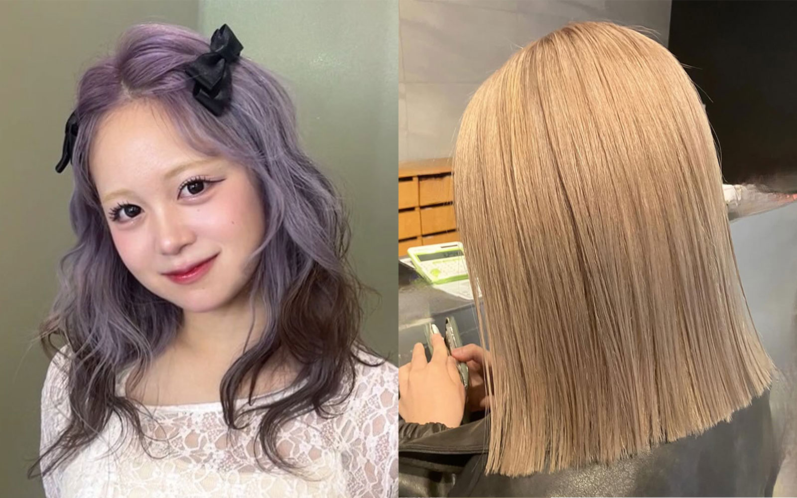 トレンドヘアカラー　ブリーチなし　トレンド