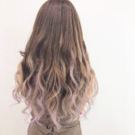 グラデーションヘアエクステ